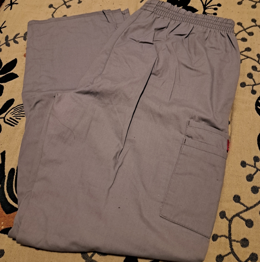 Gray Cargo Scrubs
